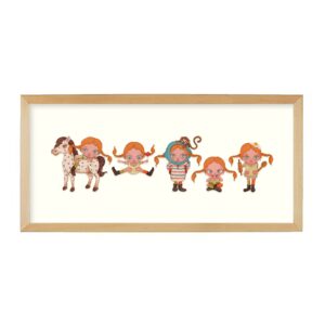 Lámina "Niña peliroja"