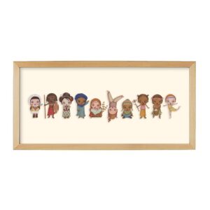 Lámina "Personas del mundo"