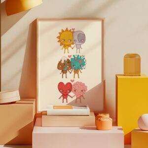 Lámina "Parejas contrarias"