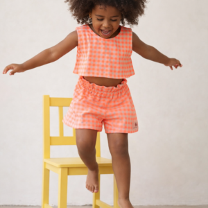 Conjunto de tela Vichy