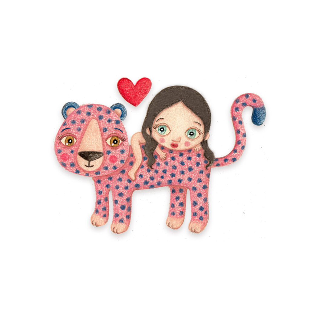 Leopardo rosa