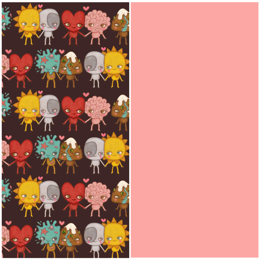 Parejas contrarias/rosa